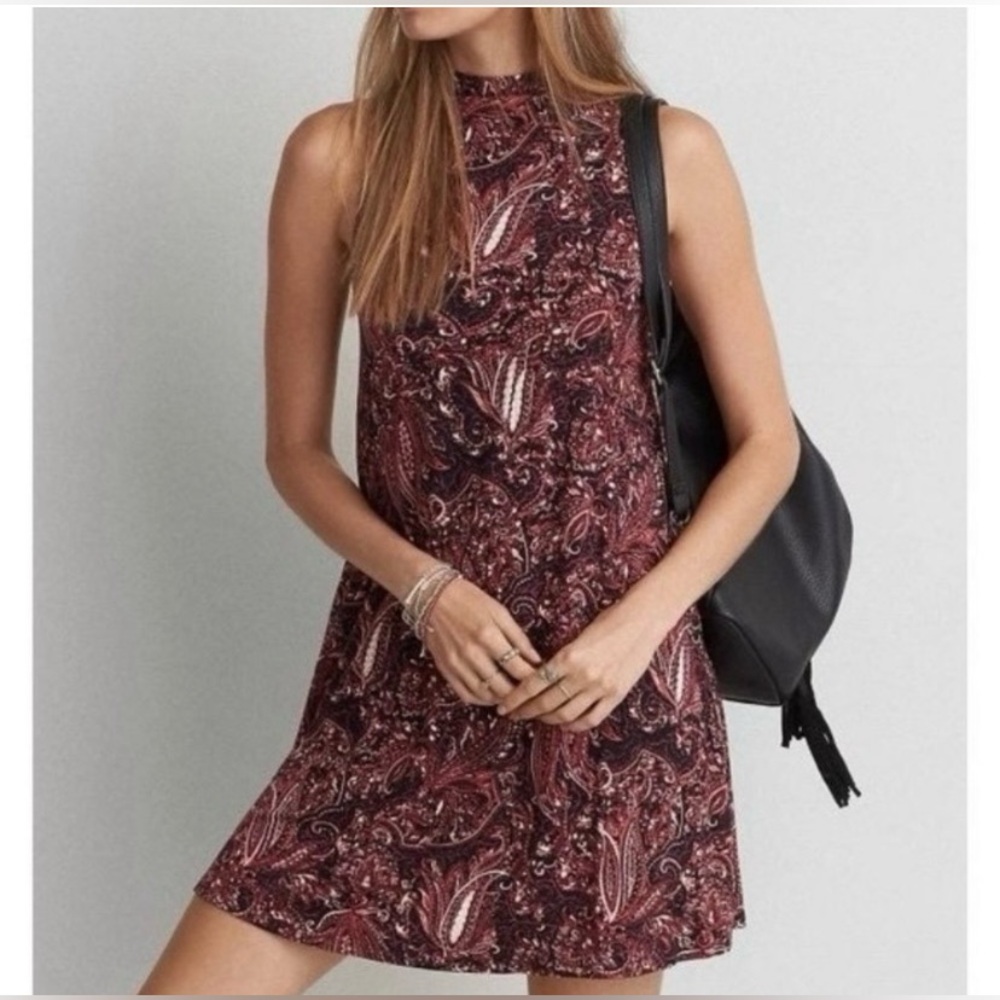 EUC American Eagle mockneck dress